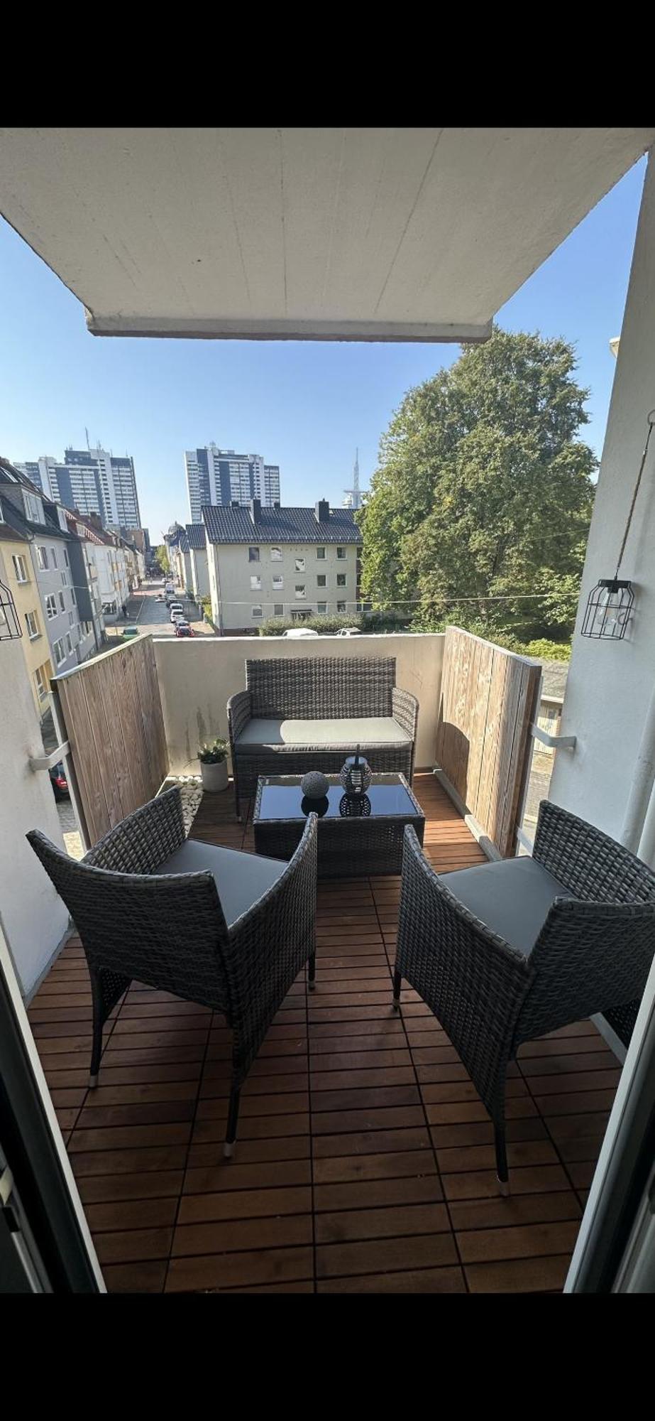 Fewo Am Deich 1 Zentral Mit Stadtblick Und Kontaktloser Check In Bremerhaven Bagian luar foto